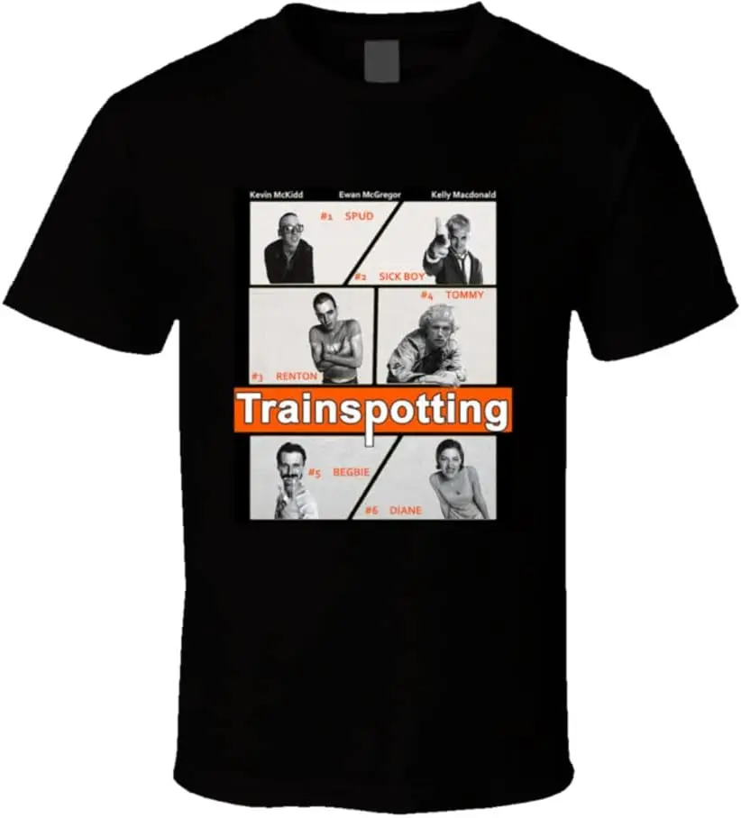 Популярная футболка для фанатов фильма 90-х Trainspotting
