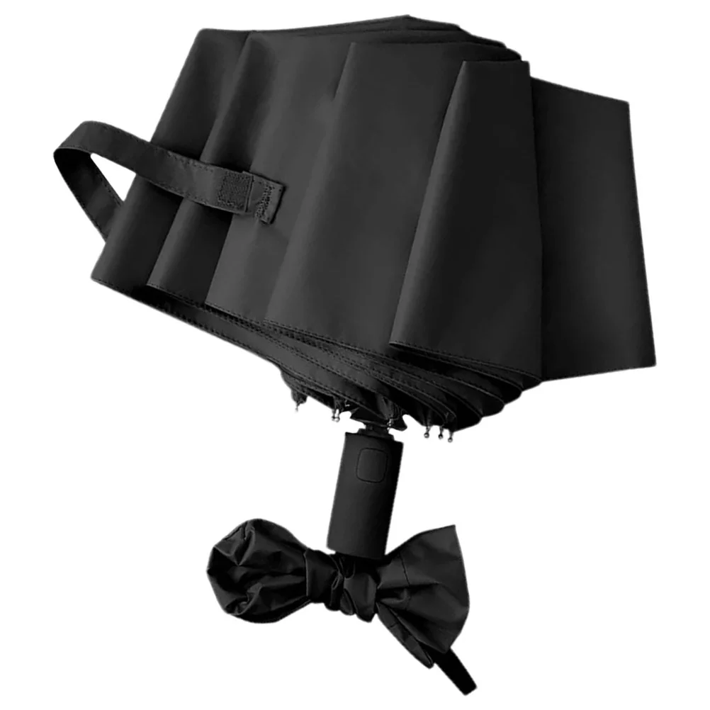 

Folding Umbrella Sun Fully Automatic Compact UV Protection Composite Fabric for Travel Foldable
