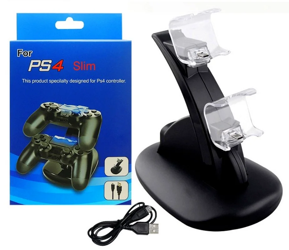

Зарядная док-станция для контроллера PS4 / PS4 Pro /PS4 Slim