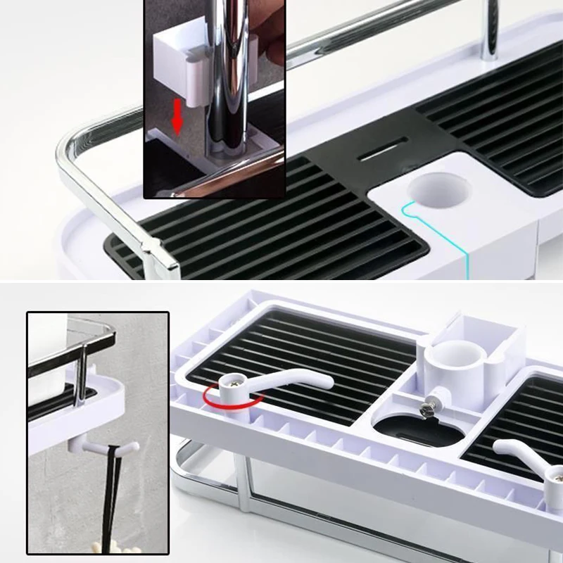 Полка для ванной комнаты стойка душа хранения органайзер держатель поднос лоток