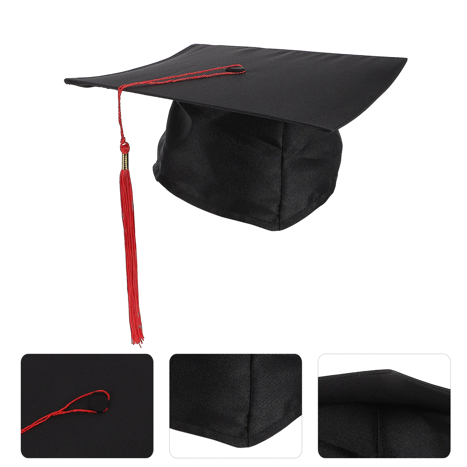 

Graduation Cap Hat Caps Kids Grad Gown Childrenblack Tassel Decorationss Hats Bachelor Kindergarten Accessories Gifts Preschool