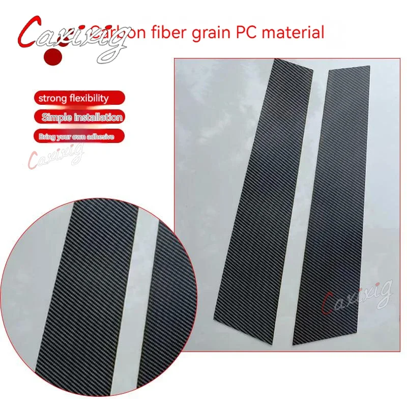 Глянцевые черные наклейки на стойки окон для Hyundai Kona Encino Kauai 2018 2019 2020 2021 2022 2023 i20