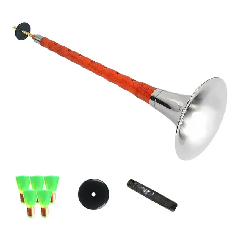 

Chinese Suona Instrument Handmade Loud Chinese Folk Wind Musical Instrument For Kids Adults Beginners Music Students High Pitch