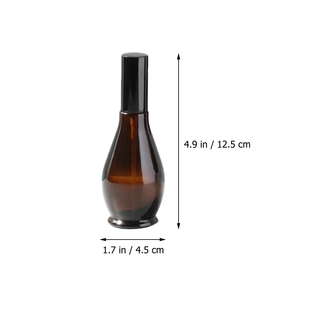 

3 Pcs Little Bottle Fine Mist Spray Travel Clear Bottles Liquid Container Glass Liquids Dispensers