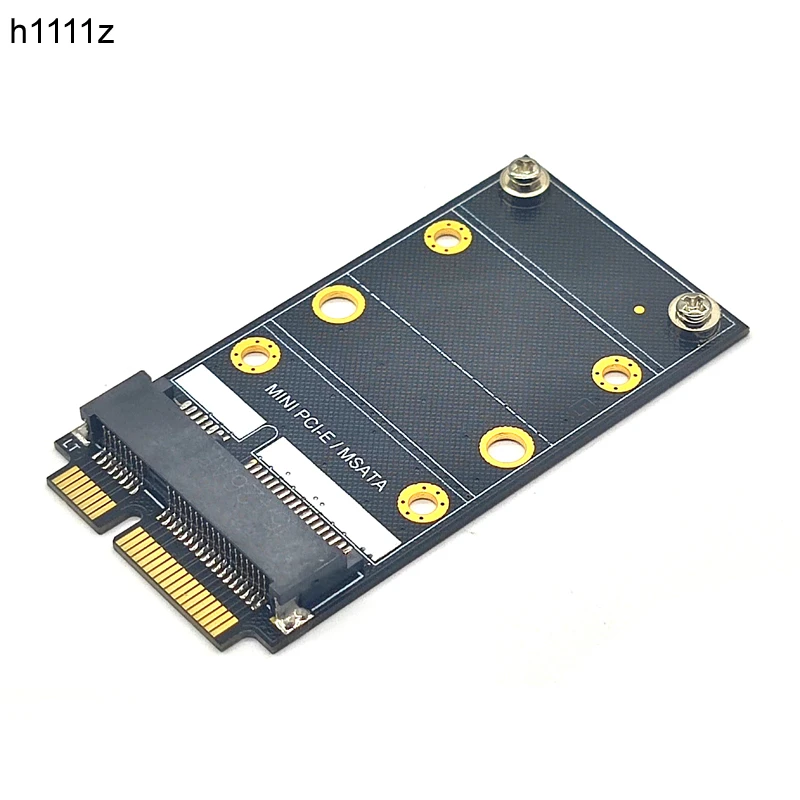 Новый мини PCIE/адаптер mSATA твердотельный накопитель преобразователь Райзер Плата расширения для mSATA SSD Mini PCI Express Wifi карта