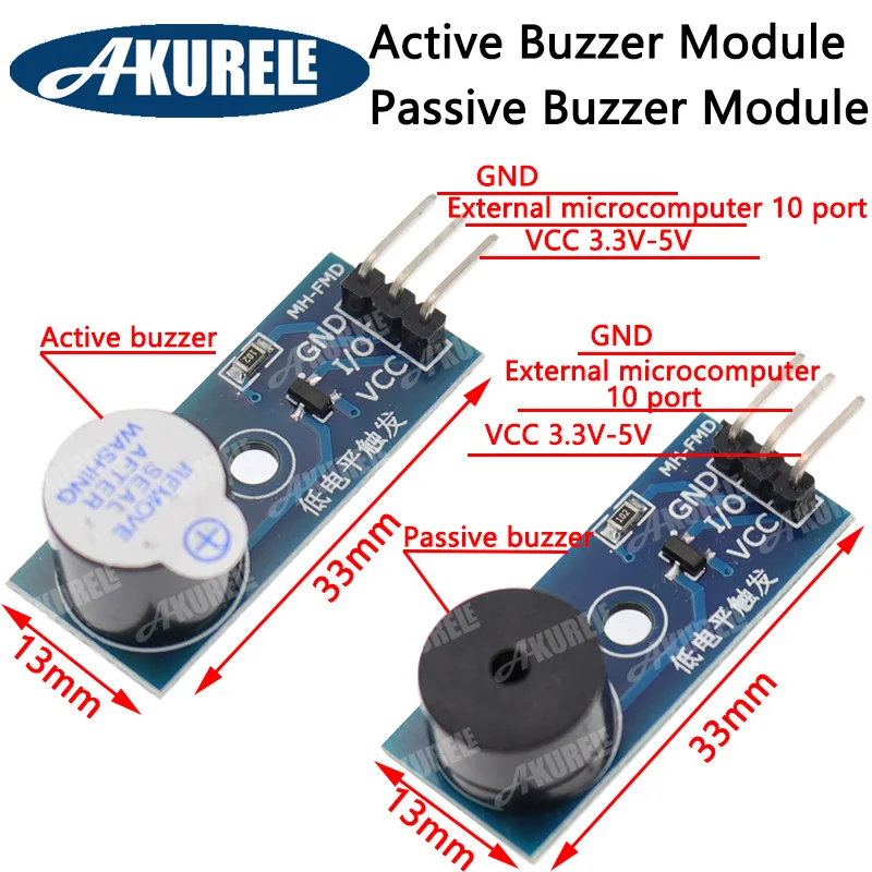 Высококачественный пассивный активный зуммер для Arduino, новый комплект «сделай сам», активный зуммер, низкоуровневые модули, ультразвуковой аналоговый датчик нагрузки