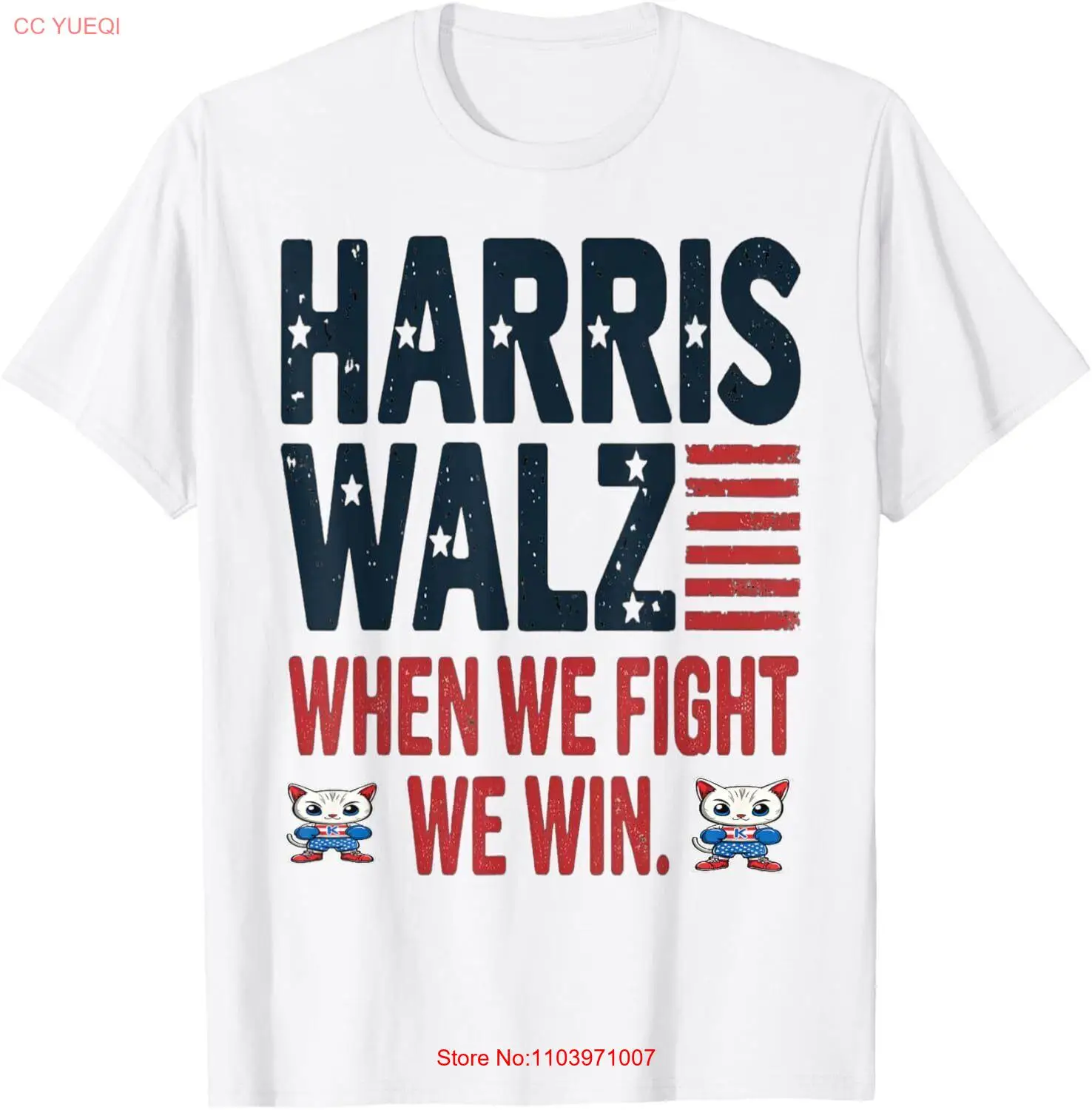 Футболка с изображением камалы Харриса Тима уолза 2024