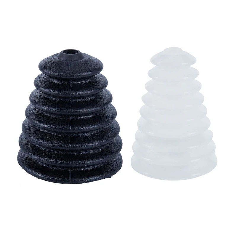 

2Pcs Drill Dust Collector Rubber Dust Cover Electric Hammer Drill Dust Collector Electric Drill Power Tool Accessories - White &