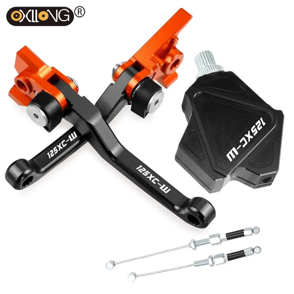 

Motorcross Dirt Bike CNC Brake Clutch Levers Stunt Clutch Pull Cable Lever Easy System For 125XCW 125 XC-W 2016 2017 2018 2019