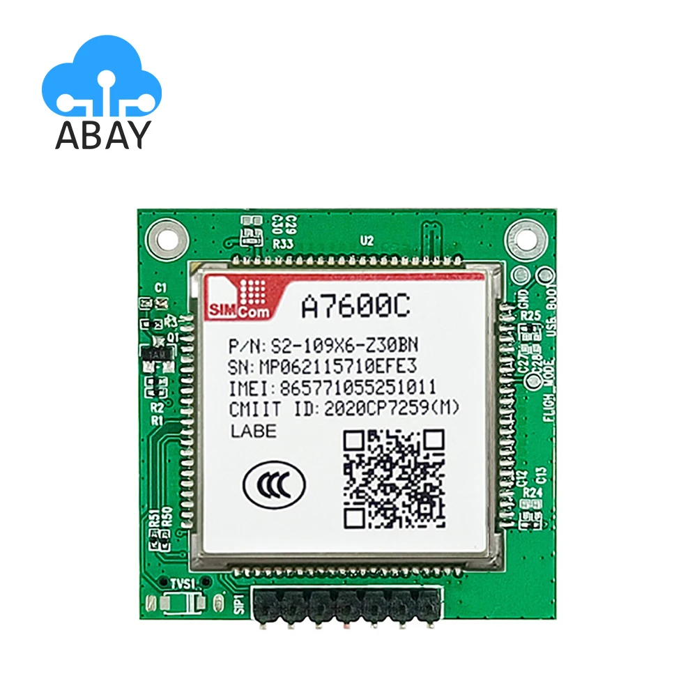 

SIMCom A7600C A7600C-LEBP / A7600C-LABE Breakout Board 4G LTE Cat4 Module development Core Board LTE CAT4+Voice