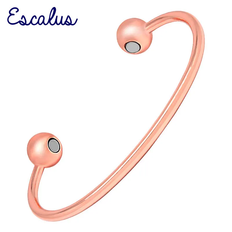 

Escalus New Fashion Women Rose Gold Copper Bangle Cute Romantic Jewelry