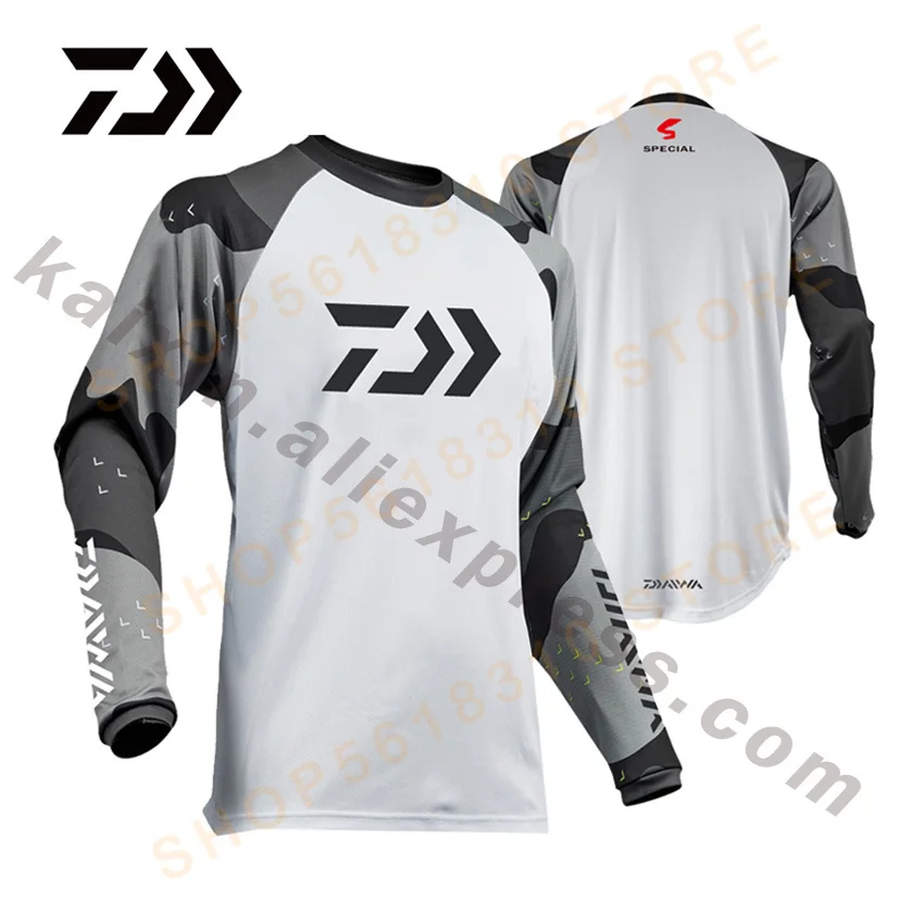 

5 Style 2021 New Style Fishing Clothing XS-5XL Size A Clothing Fishing Shirt Anti-UV Fishing Clothes DAWA Camisas