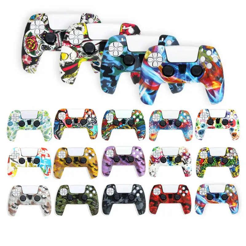 

Game Accessor Joystick Protector Gamepad Protective Case Anti-slip For Ps5 Silicone Case For PS5 Controller