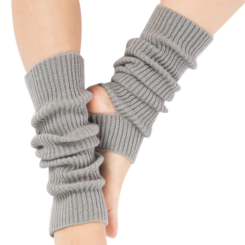 

1 Pair Latin Socks Fitness Dancing Female Wear Fashion Woman Exercising Long Section Knitting Walking Socks Leg Warmers Woman