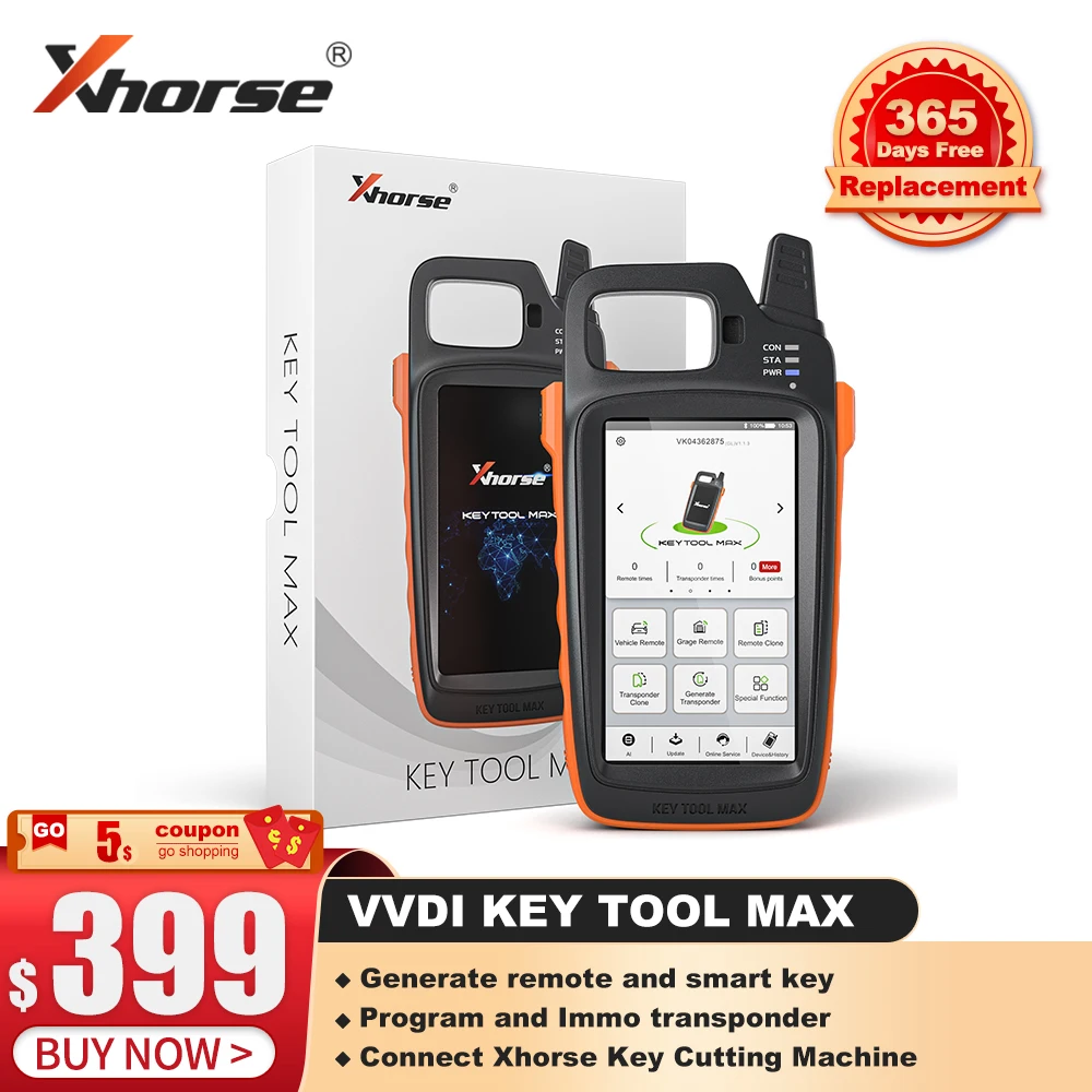 2022 новейший Xhorse VVDI ключ инструмент Макс удаленный ключевой программист с Мини OBD