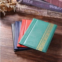 120 pockets pvc coins album collection book commemorative collecting coin storage holders for collector gifts home decor