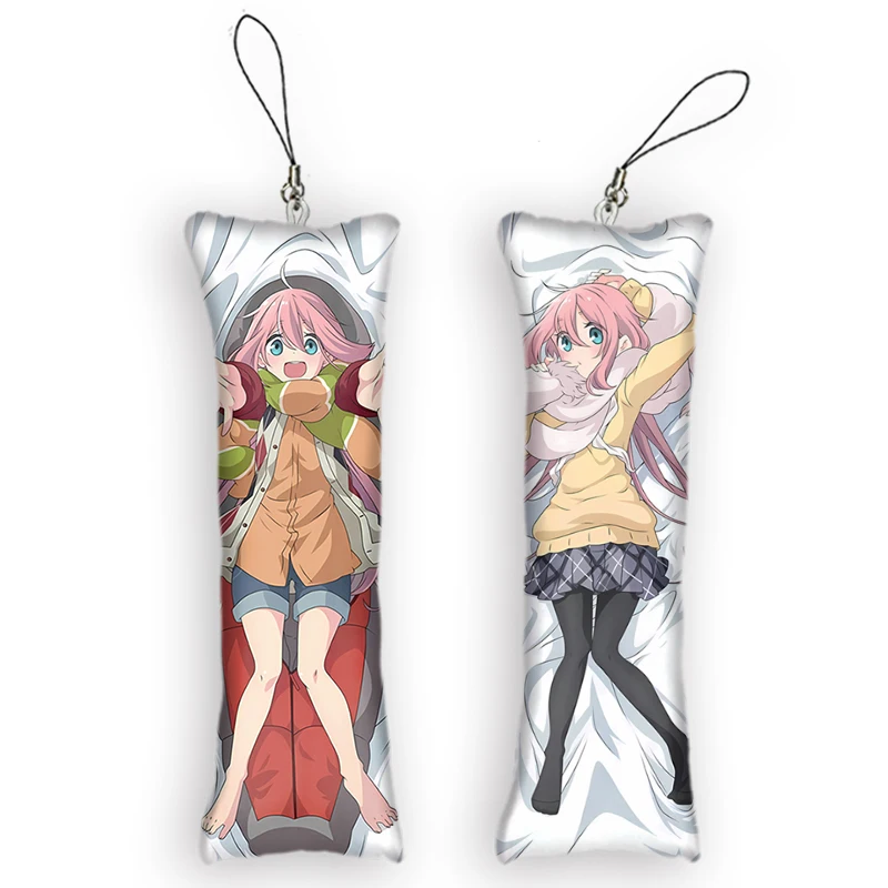 

Милый брелок для ключей в стиле аниме, аксессуар на цепочку для ключей с кулоном в виде тела дакимакура, Отаку, Подарочные Подвески для ключей