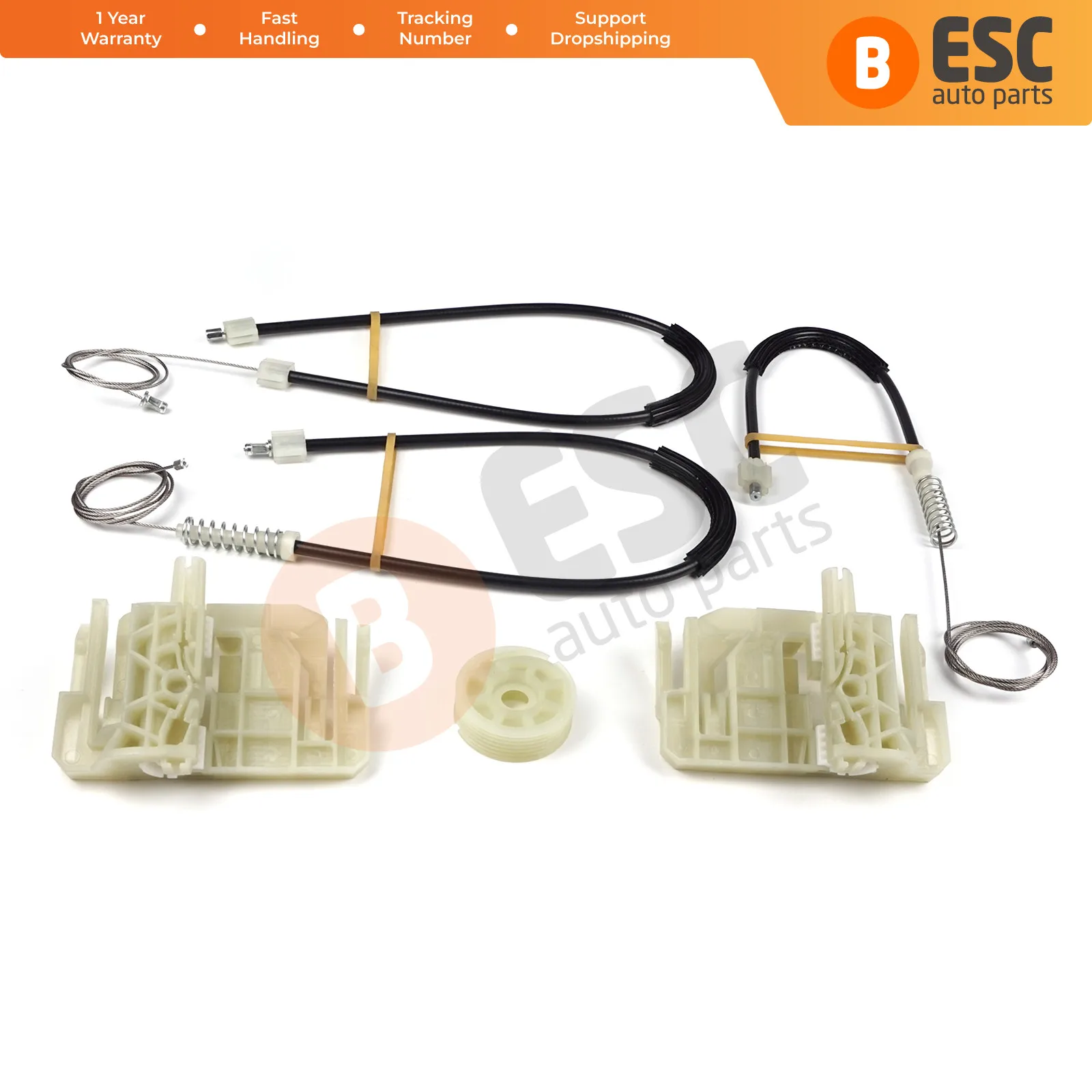 EWR5446 Electrical Power Window Regulator Lifter Mechanism Set Front Right Door 7182132 for BMW 5 Series F10 F11 4/5-Dr 2010-16