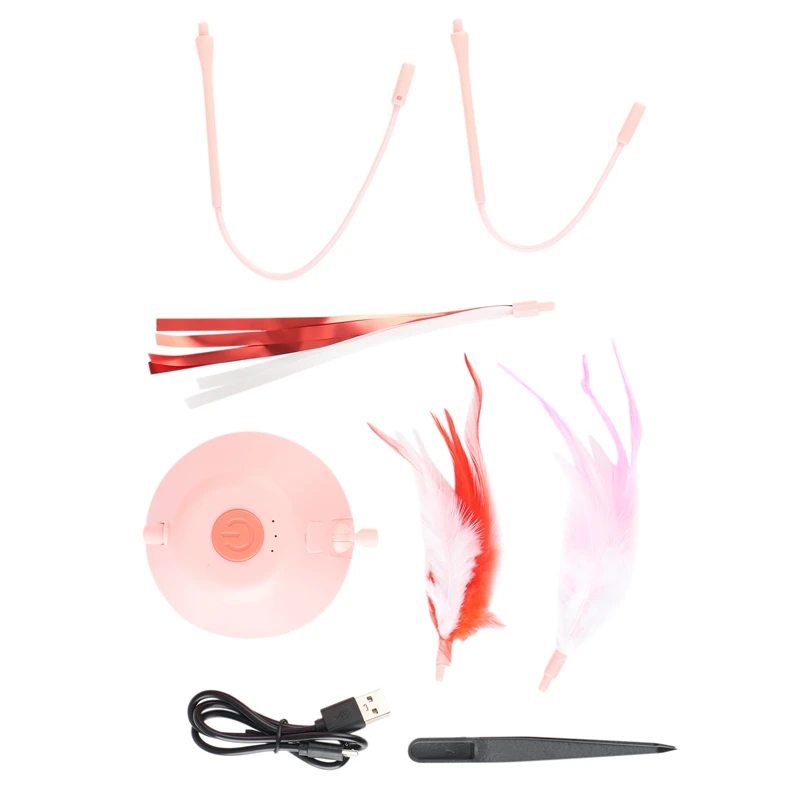 

Cat Toys Interactive Cat Toy for Indoor Cats Exercise Automated Cat Laser Toy with Laser Rotating Auto Moving Toys