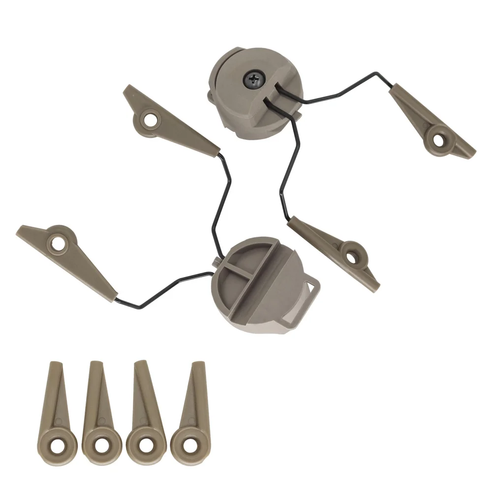 Hearangel Helmet ARC Rail Adapter Tactical headset Accessories for Walker Electronic Earmuffs Hearing Protection Shoot Headphone