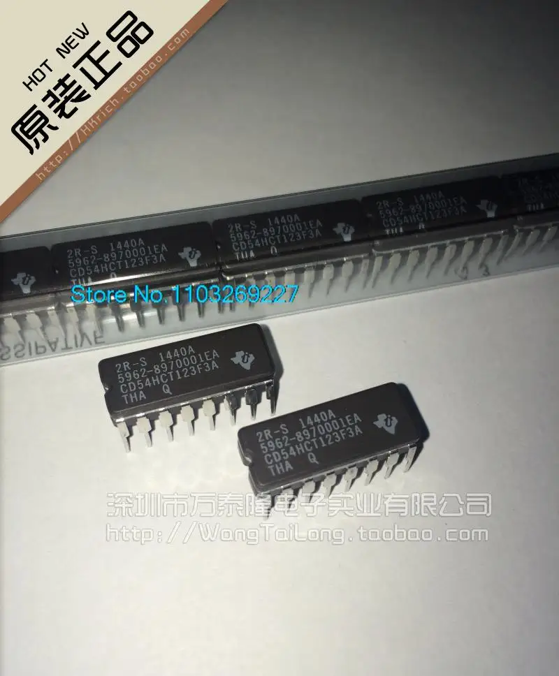 

CD54HCT123F3A % 100