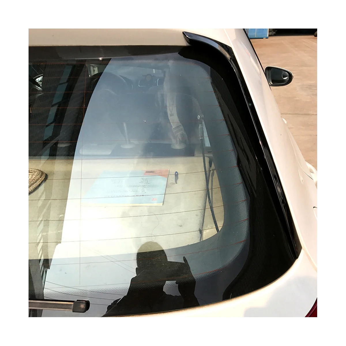 Автомобильный задний окно боковой спойлер для багажника утюжок сплиттер