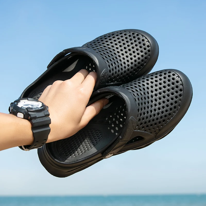 2024 новые летние тапочки мужские уличные садовые сабо мужская повседневная обувь
