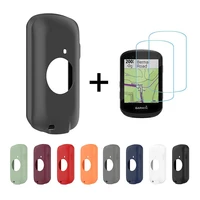 gps protective case 2 pcs glass film for garmin edge 1040 gps protection case bicycle silicone screenanti scratch shockproof
