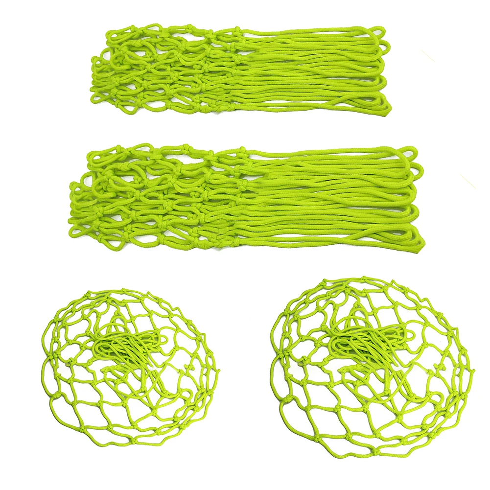 

Glowing in The Dark Basketball Hoop Net Abrasion Resistance Luminous Basketball Net for Outdoor Sports Training