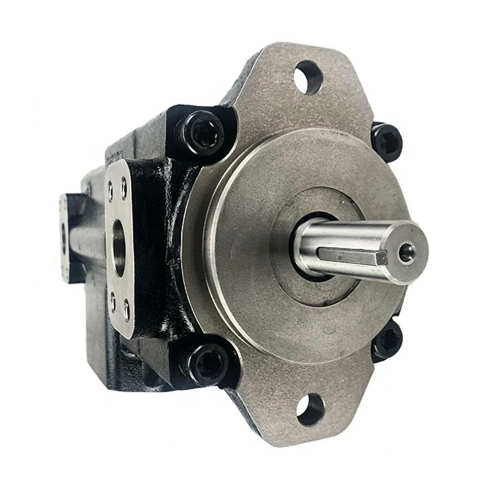 

T6CC Industrial Hydraulic Double Vane Pump High Pressure Oil Pump with Keyed shaft T6 Replacement DENISON Rotation:CW