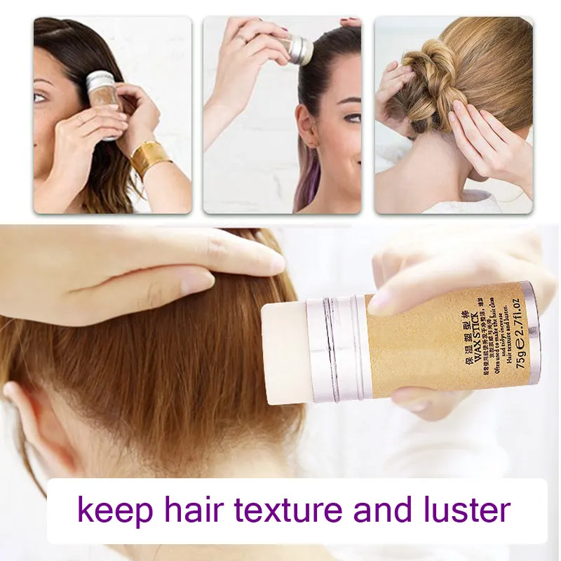 Stick Di Cera Per Capelli Per Ceretta Edge Control Slick Stick Strumenti Per Capelli Pomata Cera Per La Depilazione Flyahways Edge Crespo Hair