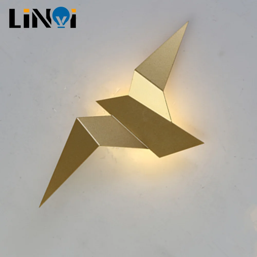 

Nordic Wall Light Led Iron Bird Lamp for Living Room Lights Home Decor Wall Sconces Stair Light Bedroom Wall Lamps Indoor Light
