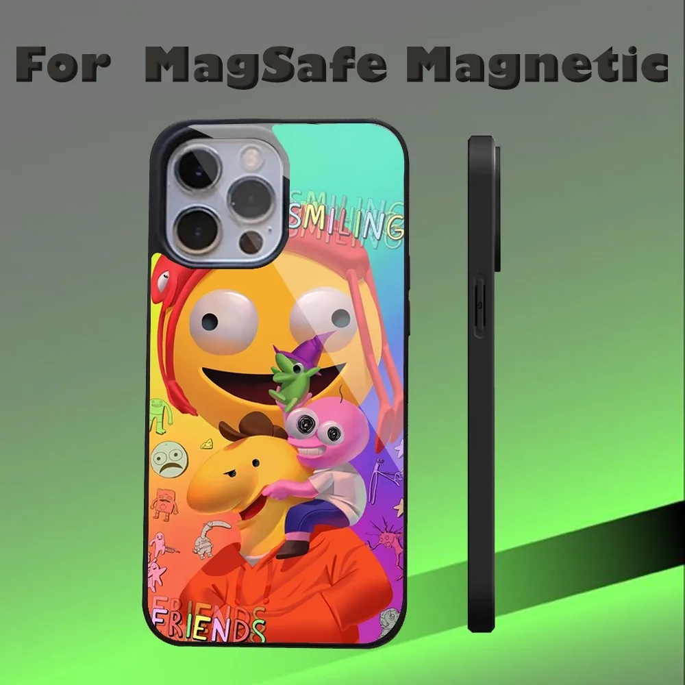 Чехол для телефона с улыбающимися друзьями IPhone 16 15 14 13 Pro Max 11 12 Mini Alex зеркальный