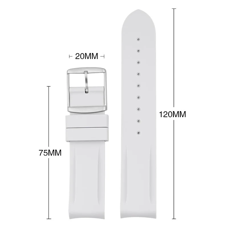 Фото Силиконовый ремешок для часов Omega x Swatch серии MoonSwatch, сменный водонепроницаемый браслет для мужчин и женщин, аксессуары для часов, 20 мм №2