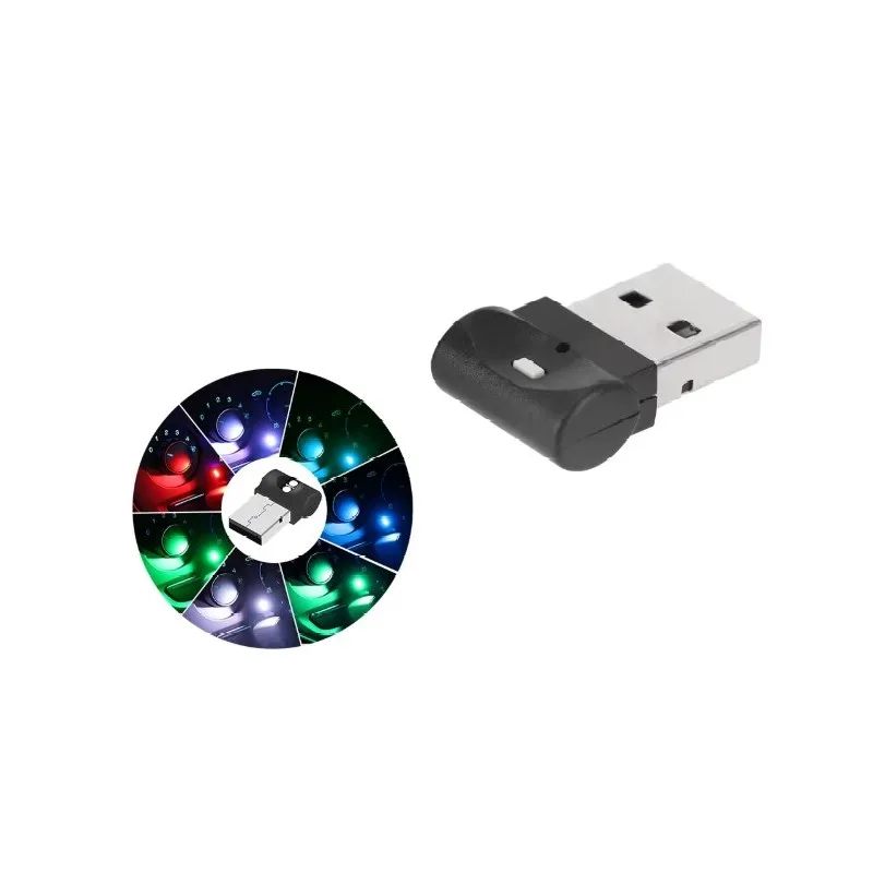 

Мини-USB RGB-лампа Для Интерьера Автомобиля, Декоративное Освещение, Аварийный Светильник, Обновленная Версия