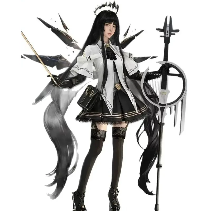 Cos-Mart Game Arknights Virtuosa/Arturia Giallo Косплей Костюм Милая великолепная боевая форма Одежда