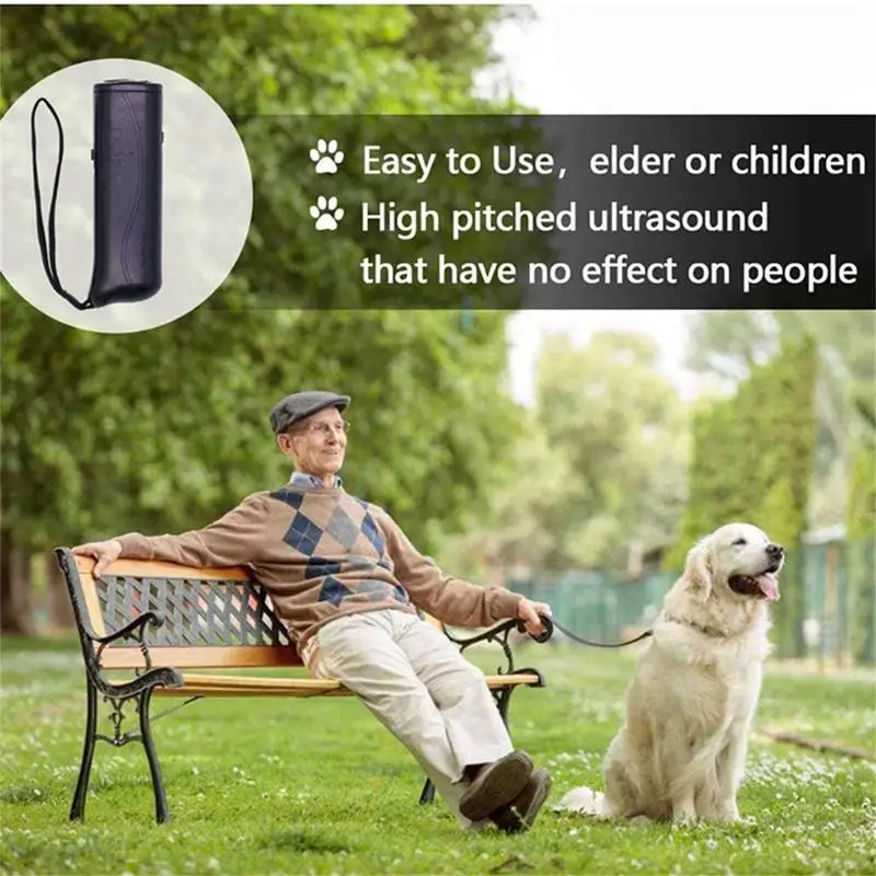 

Anti Barking Device Dog Bark Control Training LED Dog Trainer Device Silent Commands Bark Stopper For Pet Indoors And Outdoors