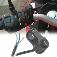 hot sale 78 22mm motorcycle handlebar grip headlight fog brake light onoff switch for 12v motorcycles atvs electric bicycles