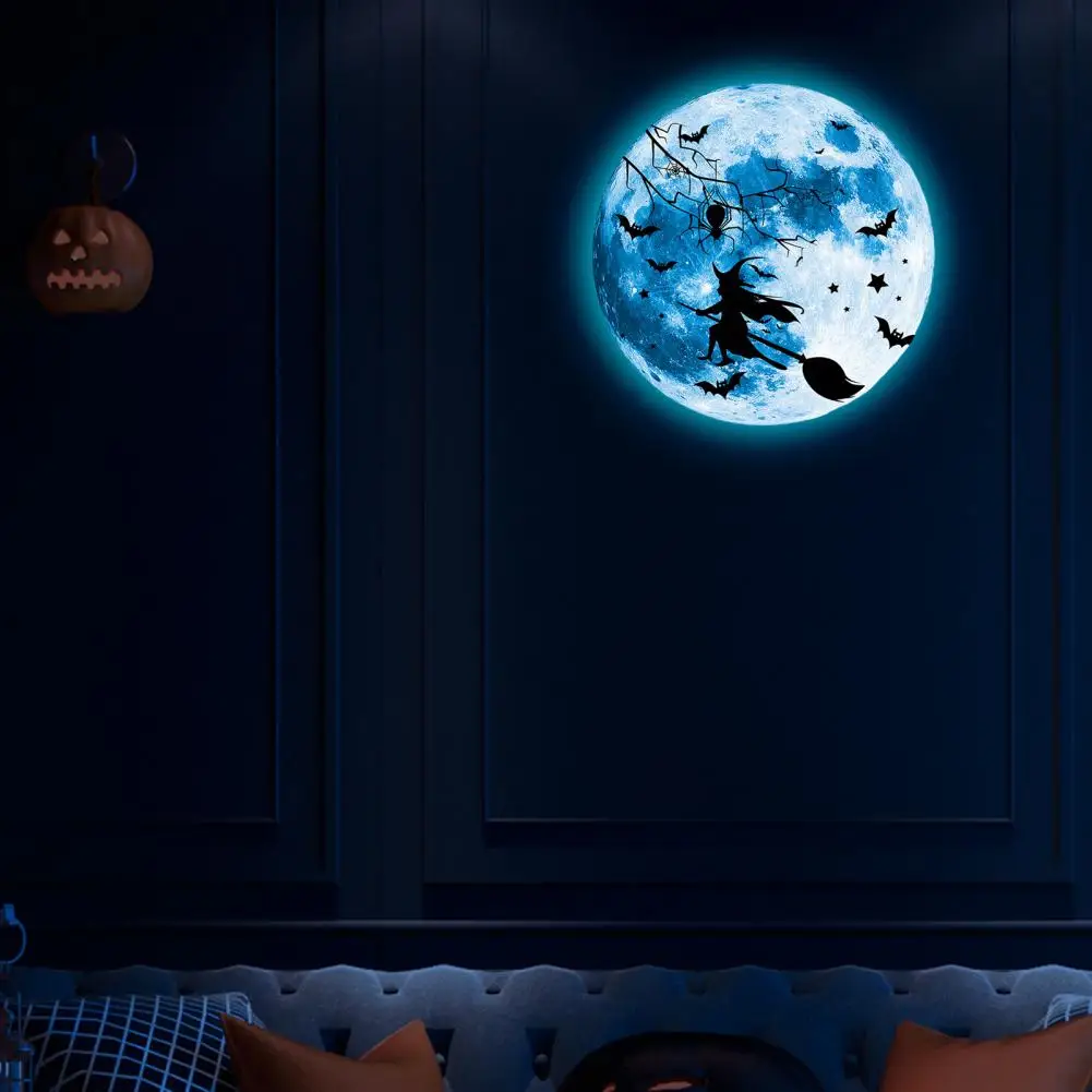 Реалистичная наклейка в виде Луны Экологически чистая светящаяся темноте на