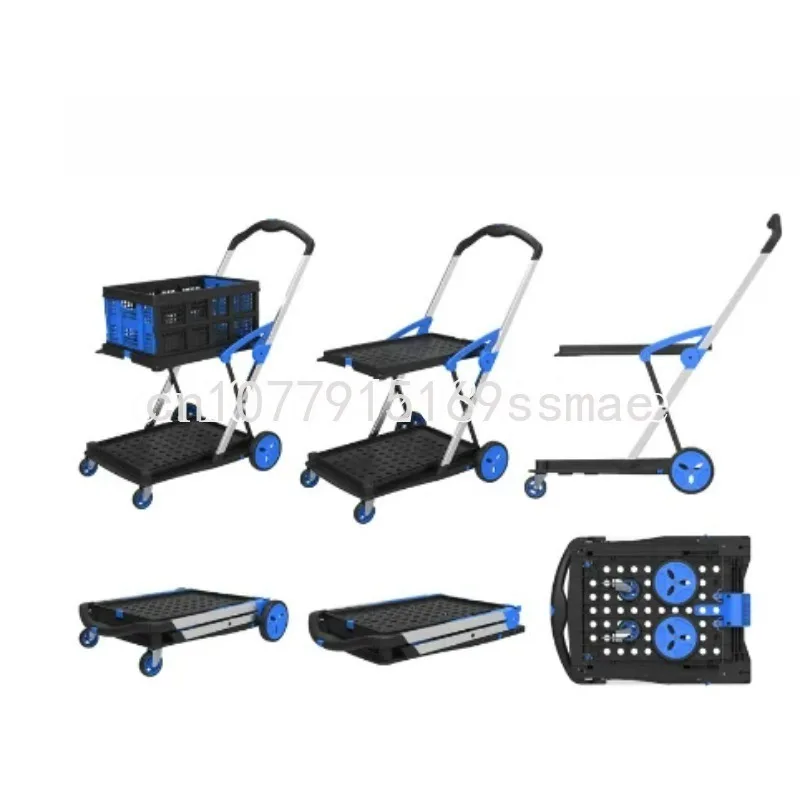 Погрузчик из легкого алюминия с коробочкой новинка складной поводок двойным