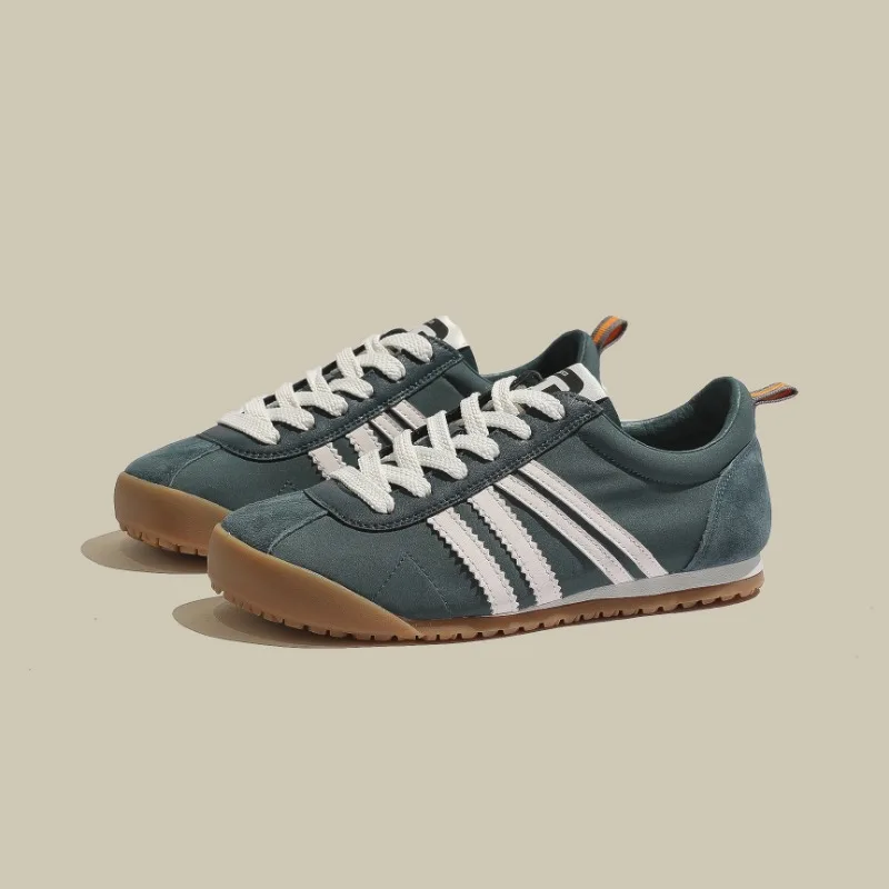 Модные женские вулканизированные туфли из кожи DeXun мягкие и гибкие