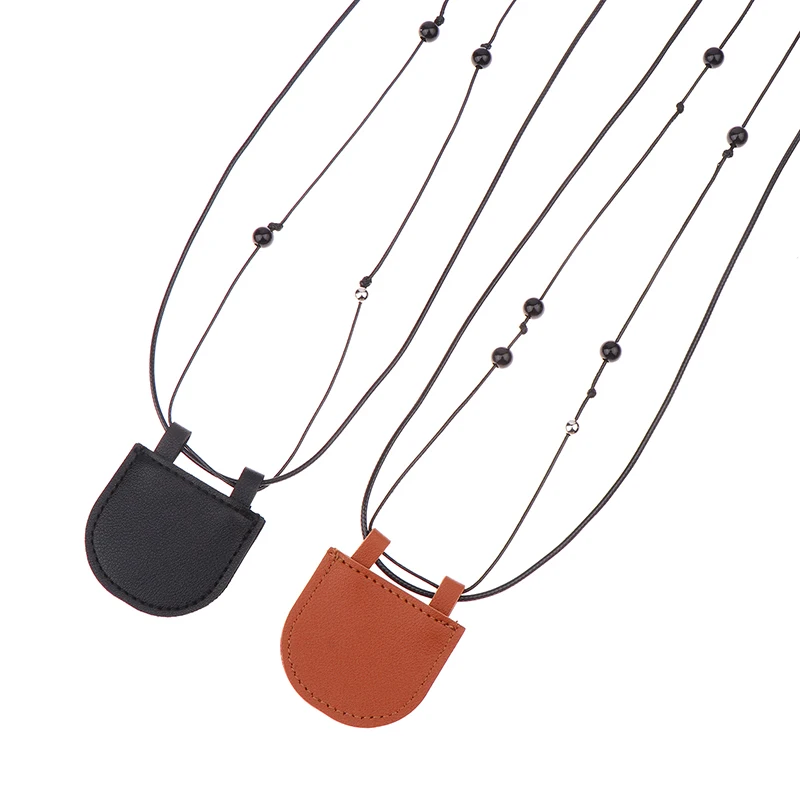 Сумка в форме полумесяца мини-ожерелье украшение дизайн подвеска наряд