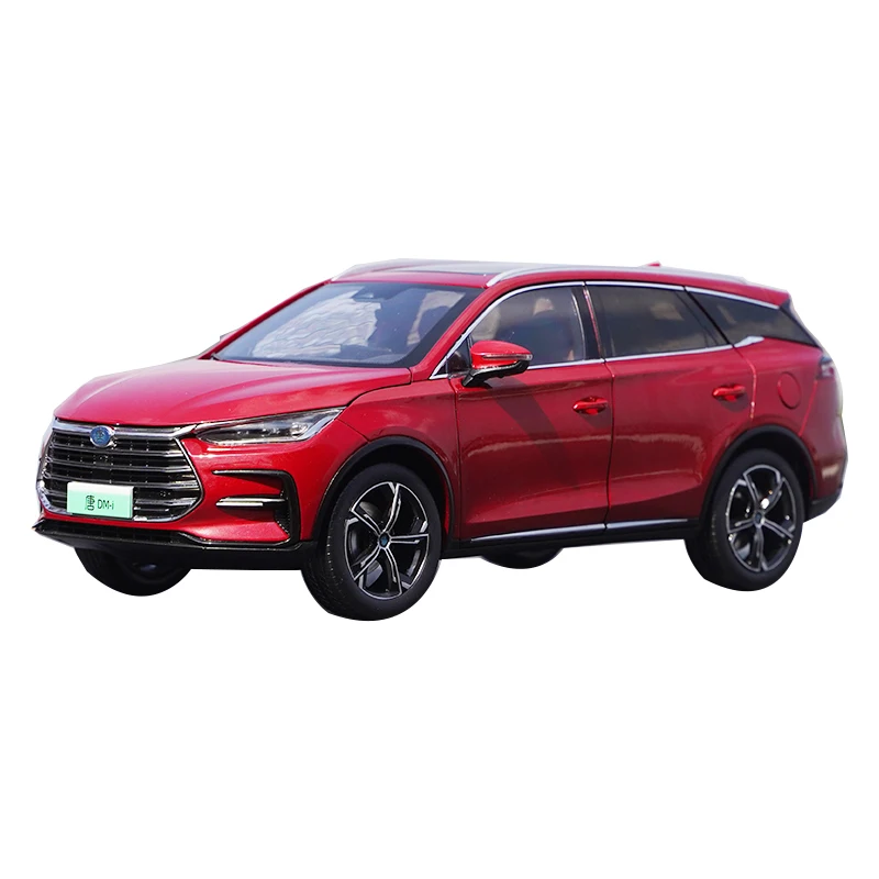 

Модель автомобиля 1:18 BYD Tang DM-i BYD 2021, искусственные игрушки из сплава
