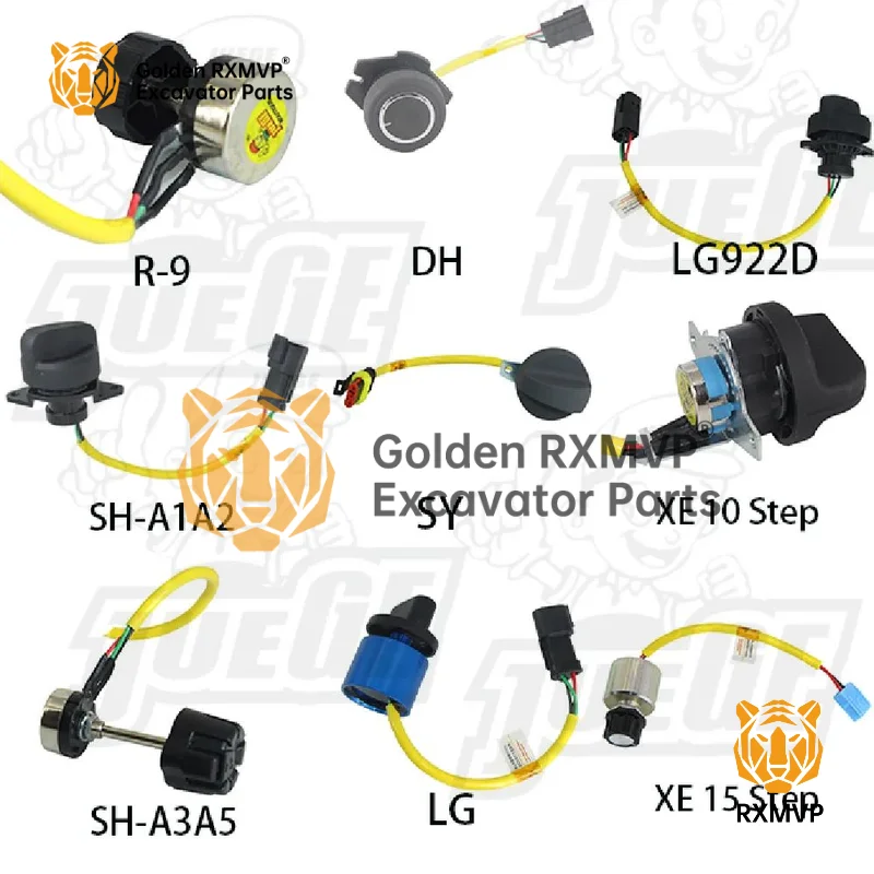 Для Komatsu 7825-30-1301 7825301301 топливный циферблат рукоятка дроссельной заслонки 22U-06-22380