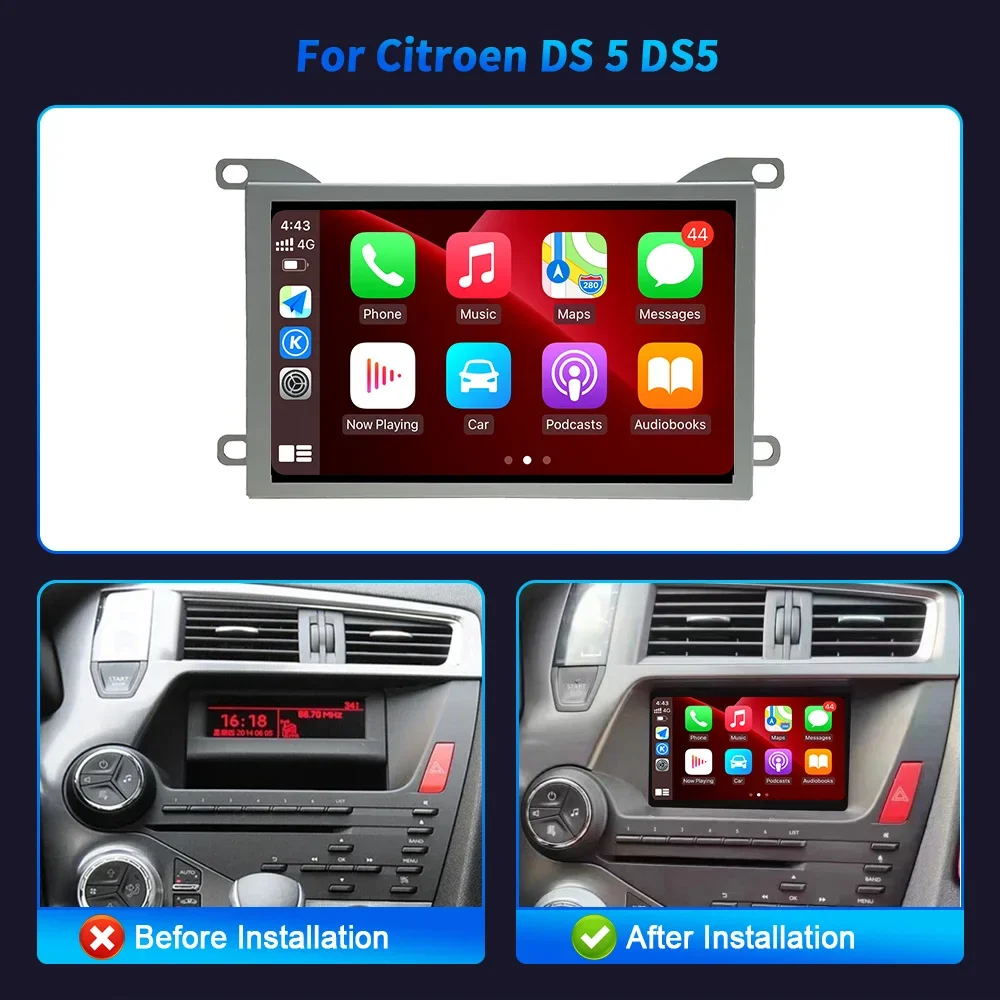 7-дюймовое Авторадио для Citroen DS 5 DS5 головное устройство радио стерео GPS-навигация