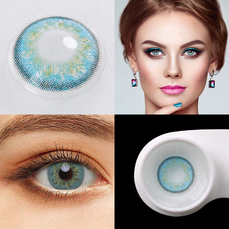 2 шт. Cospaly контактные линзы цветные ed по рецепту для Хэллоуина глаз с чехлом |