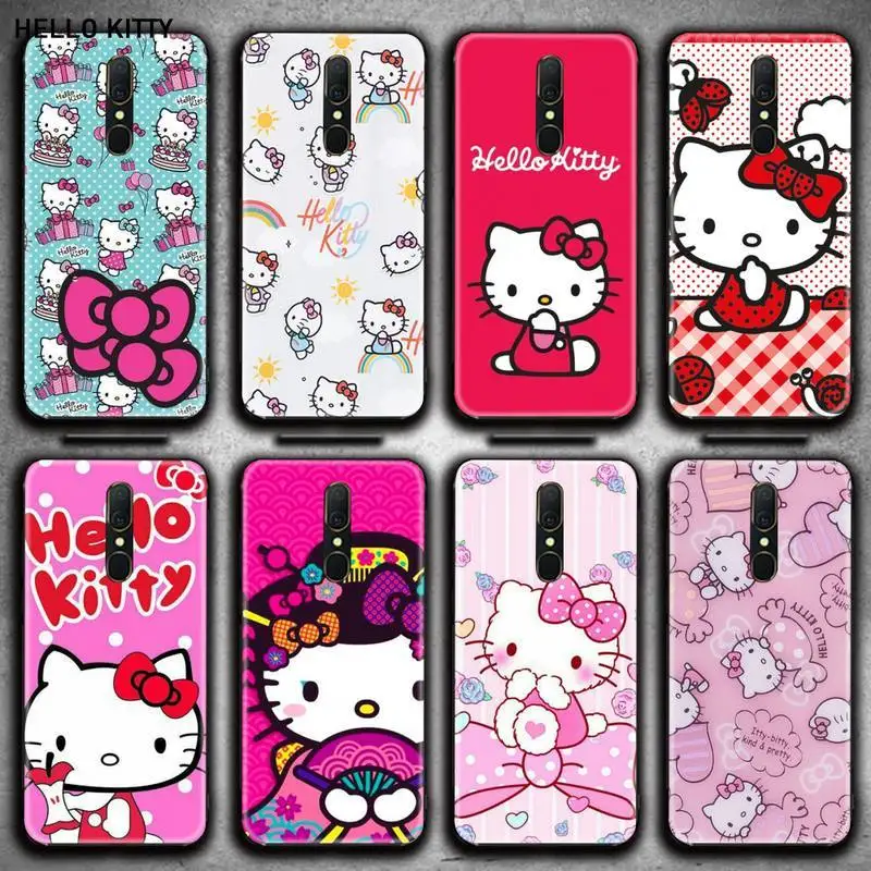 

hello kitty Phone Case For Oppo A5 A9 2020 Reno2 z Renoace 3pro A73S A71 F11