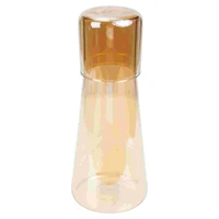 water cupbedside glassdecanter mouthwash tumbler night pitchernightstand set nighttime bottle %ef%bc%9areusable bottle%ef%bc%8c