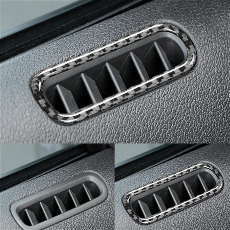 

Carbon Fiber Car Interior Door Side Air Outlet Trim Sticker Decal for Ford Mustang 2009 2010 2011 2012 2013 2014 Assessories