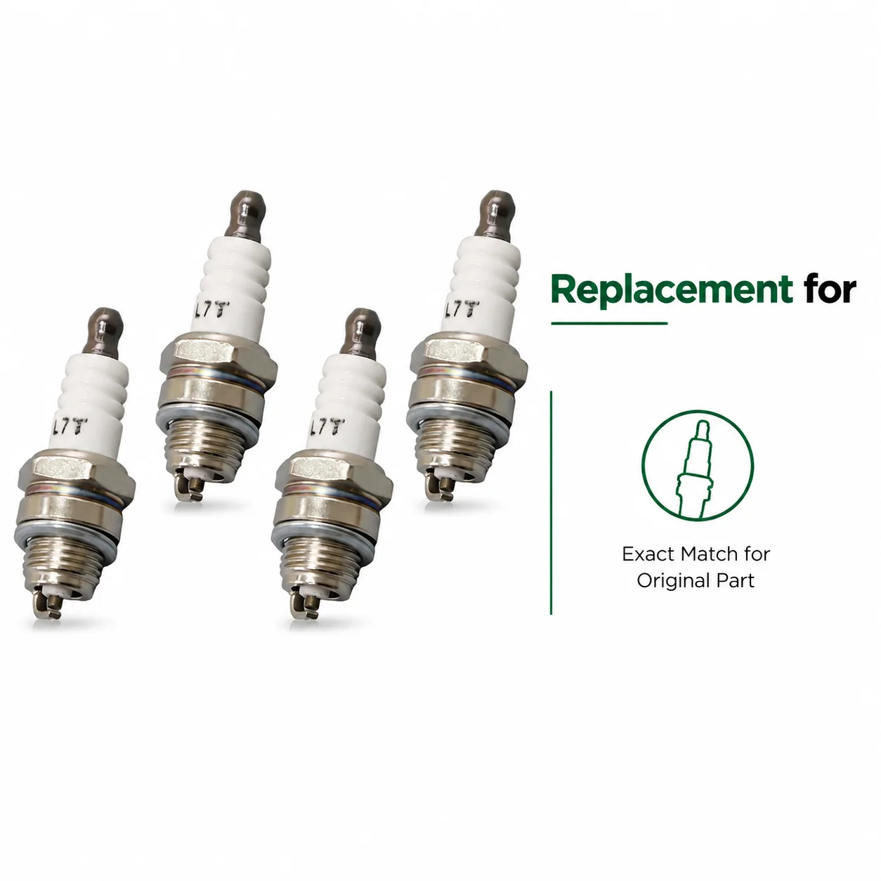 Фото Свечи зажигания BPMR8V (4 шт.) — аналог NGK BPMR8Y BPM8Y, Shindaiwa A425000000 для триммеров, кусторезов и бензопил Echo SRM225, CS310, CS352 №1